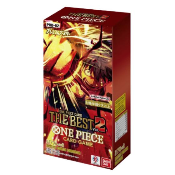 Bandai One Piece Card Game Card Game Premium Booster - PRB02-ONE PIECE CARD THE BEST 2 (Original Box of 10)